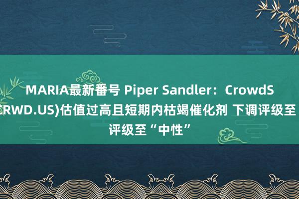 MARIA最新番号 Piper Sandler：CrowdStrike(CRWD.US)估值过高且短期内枯竭催化剂 下调评级至“中性”