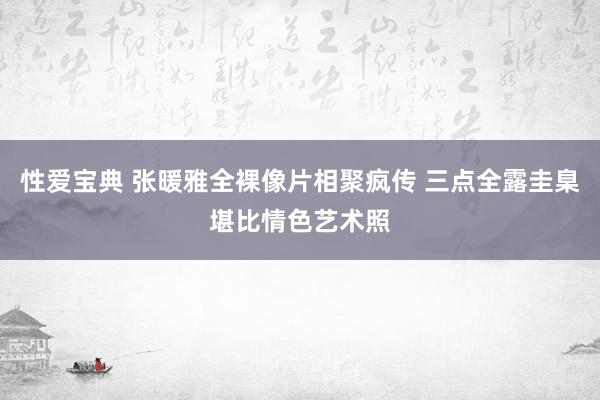 性爱宝典 张暖雅全裸像片相聚疯传 三点全露圭臬堪比情色艺术照